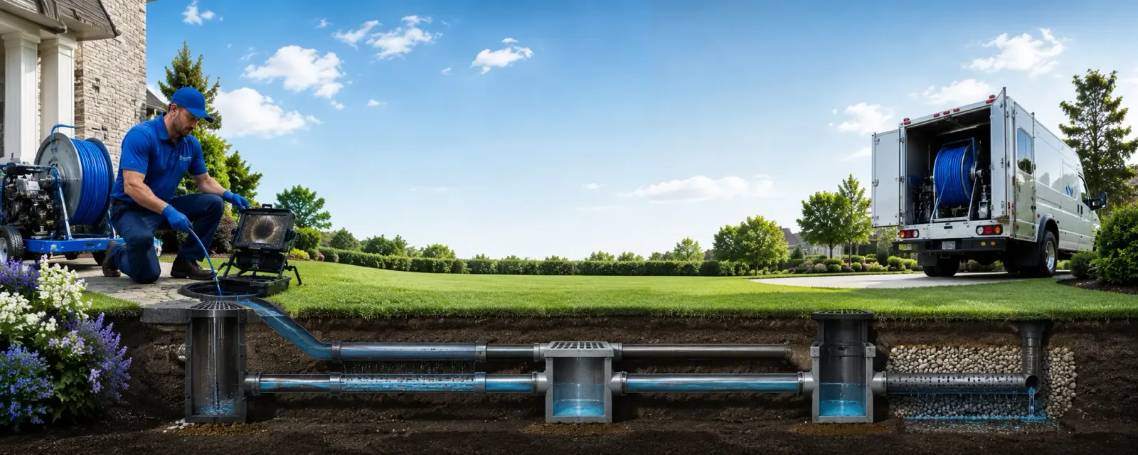 Outdoor drain cleaning information for Eau Galle, WI