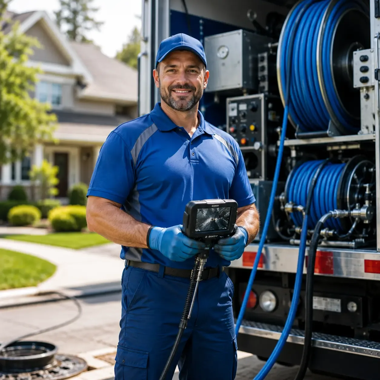Local outdoor drain cleaning specialists in Eau Galle, WI